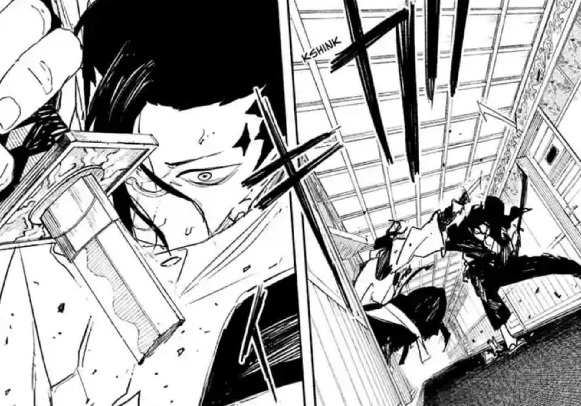 Kuguri, as seen in the chapter (Image via Shueisha)